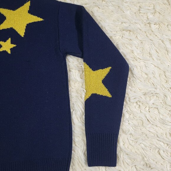 Kate Spade Twinkle Star Wool Blend Sweater  Navy Blue - XXS - Picture 14 of 15